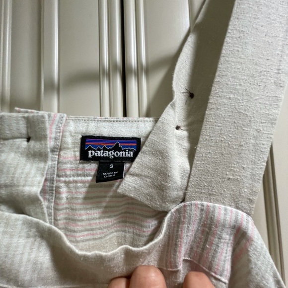 Patagonia Ankle Length Hemp Natural Fiber Neutral Boho Maxi Dress - Picture 6 of 7